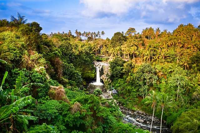 tour travel nature waterfall bali