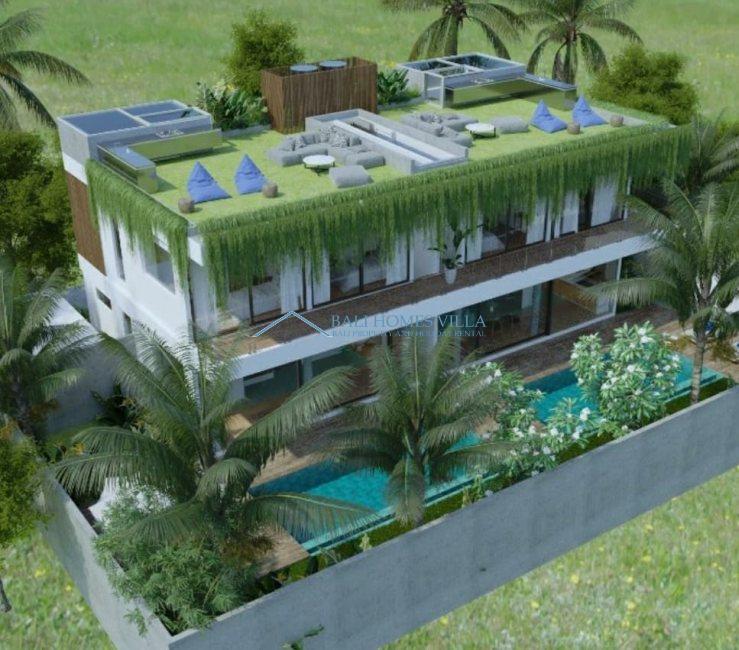 villa 2 unit complex villa 2 bedroom ocean view rice field view mountain view quite area closed to beach brand new renders project shm imb modern design modern for sale 3