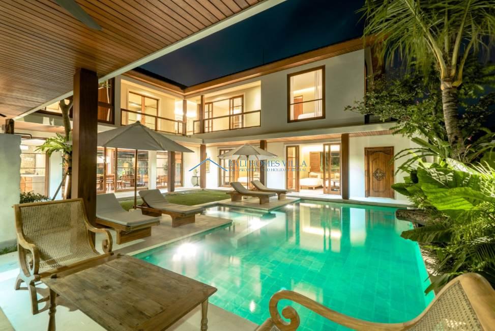 villa 5 bedroom luxury brand new berawa fully ffor sale 14urnished closed living shm imb 